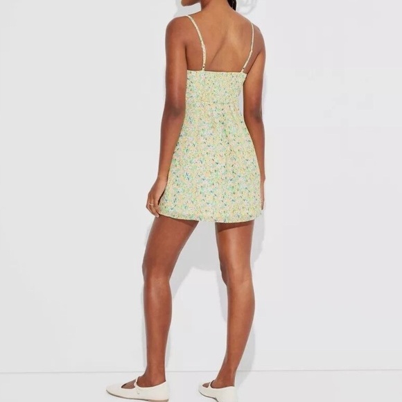 Women's Ruffle Trim Slip Mini Babydoll Dress - Wild Fable™ - Picture 3 of 5